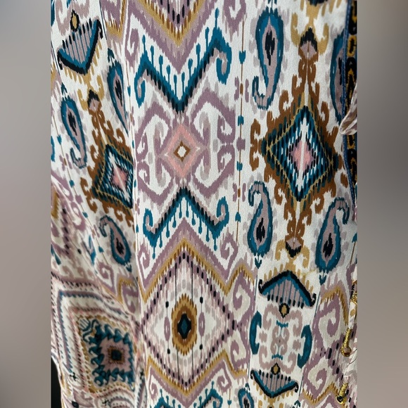 Jade by Johnny Was Women's Multicolor Patterned Top - Picture 5 of 8